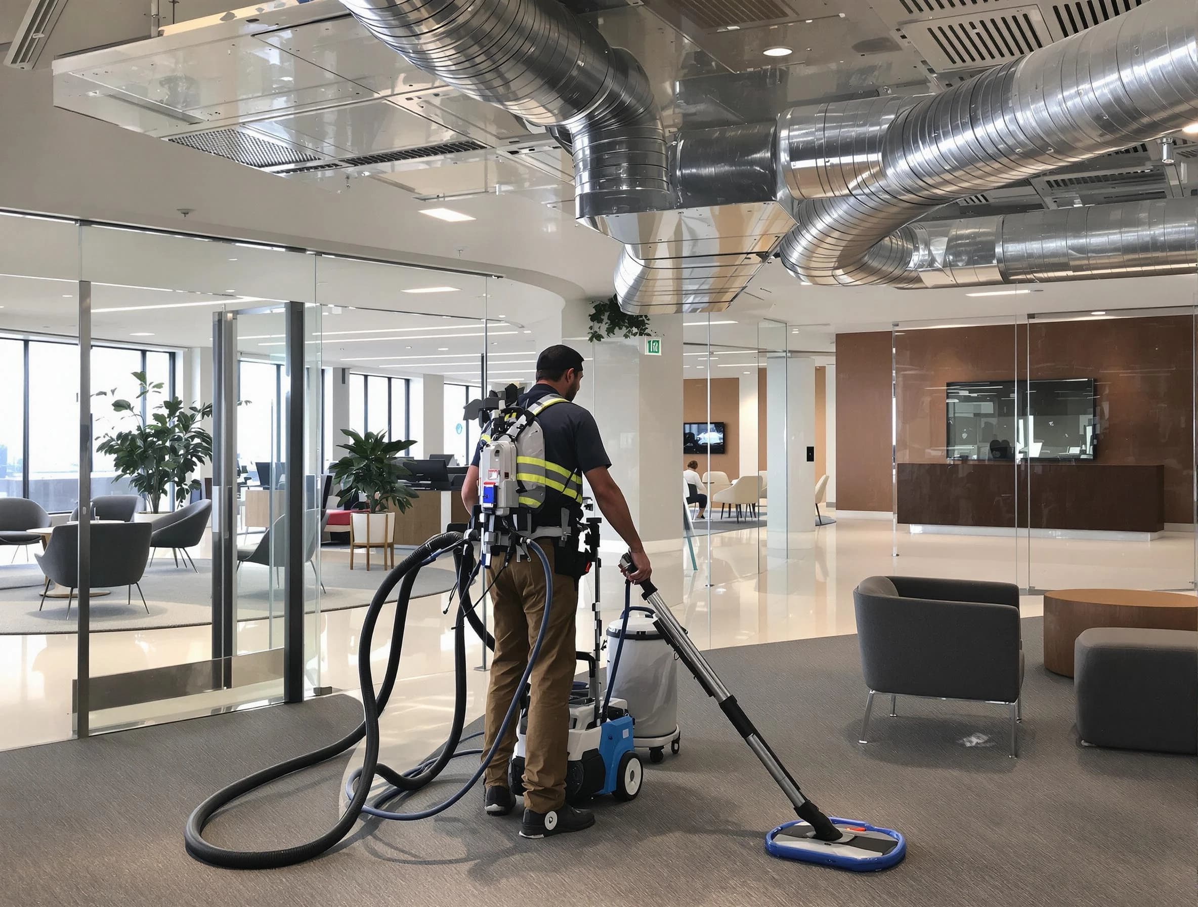 Commercial duct cleaning service by Payson Air Duct Cleaning in Payson