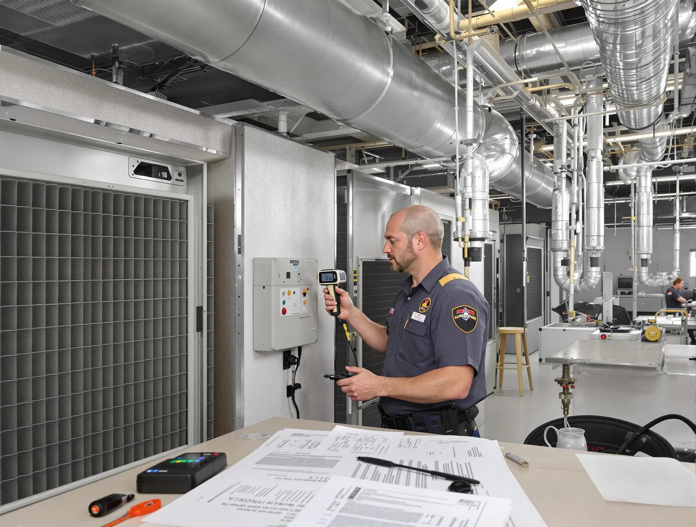 Professional filter system inspection by Payson Air Duct Cleaning in Payson