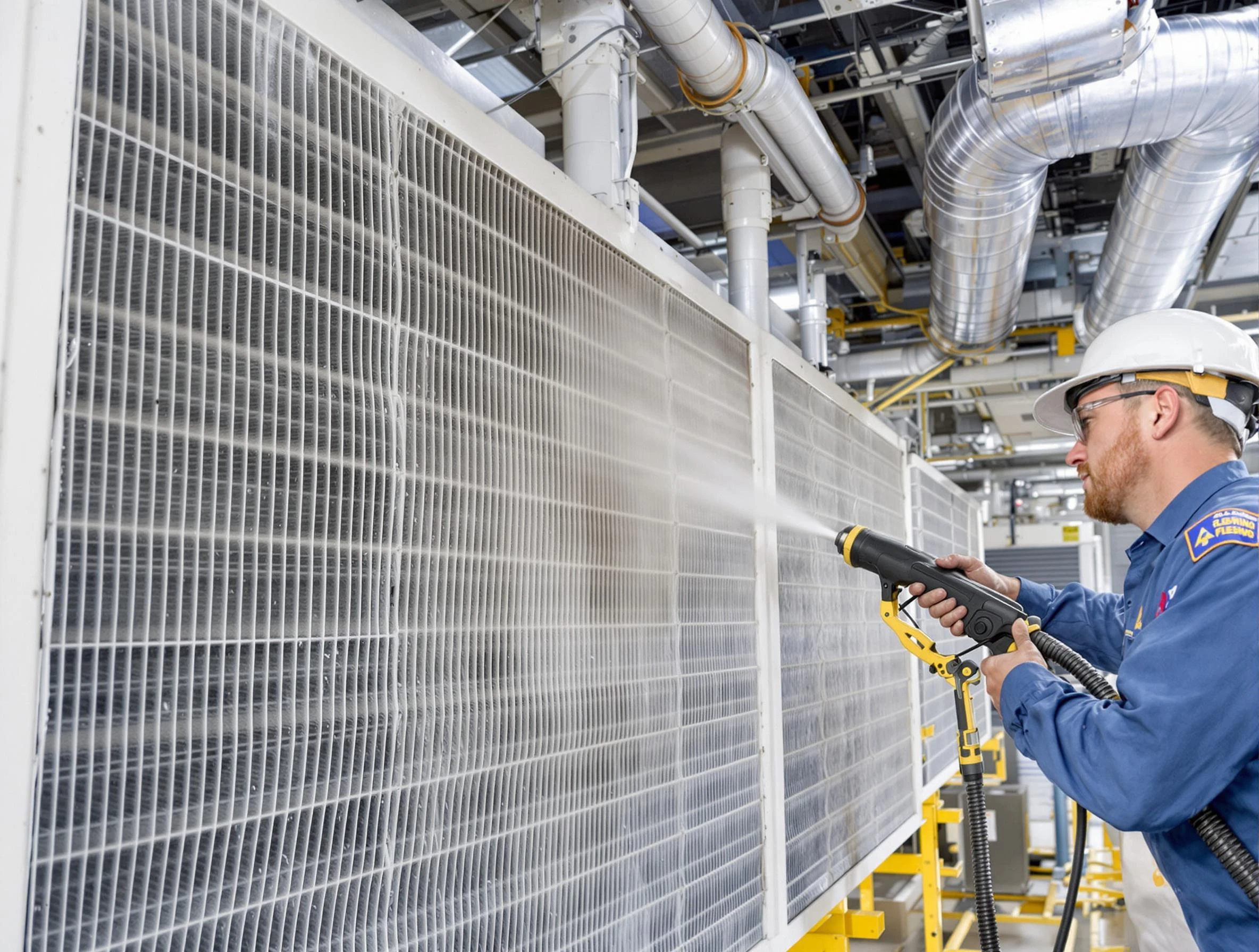 Professional commercial coil cleaning by Payson Air Duct Cleaning in Payson