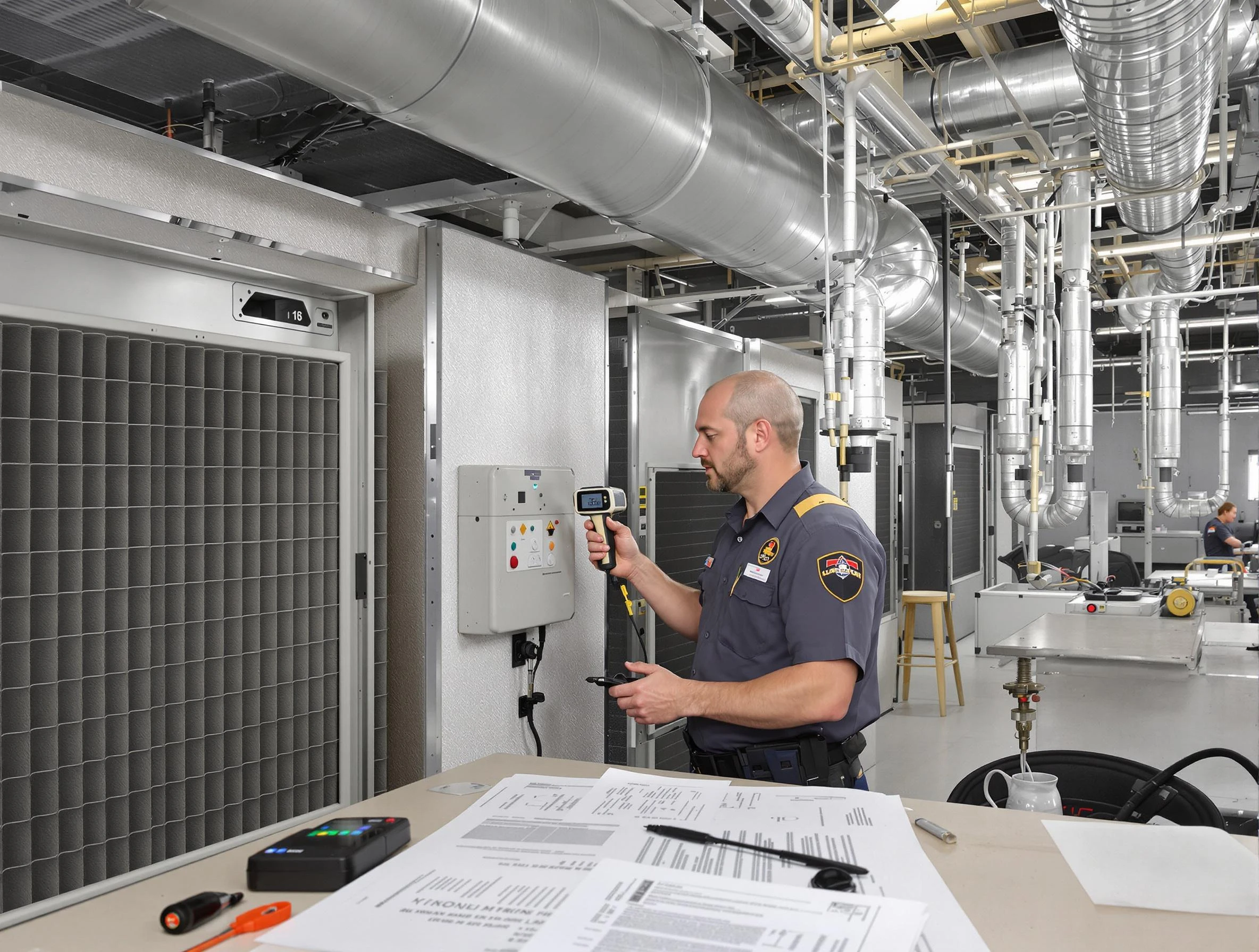 Professional filter system inspection by Payson Air Duct Cleaning in Payson